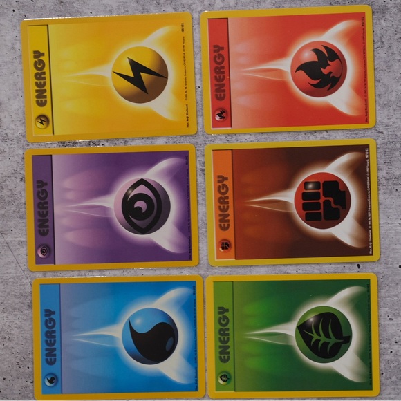 Pokemon First Edition Energy Cards - Picture 2 of 9